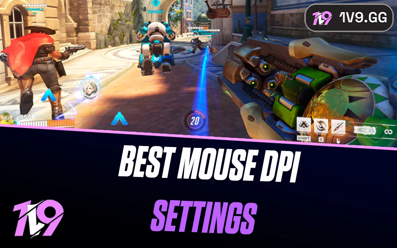 Best Mouse DPI Settings in Overwatch 2